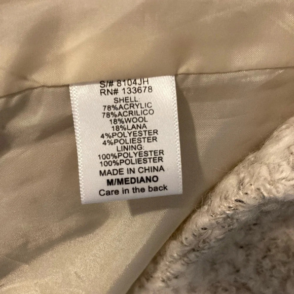 NWT Forever 21 Asymmetrical Zipper Faux Fur Moto Jacket M - Picture 5 of 12